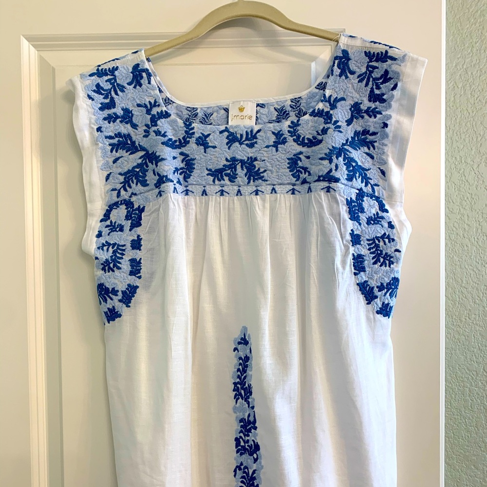 J. Marie Embroidered Top